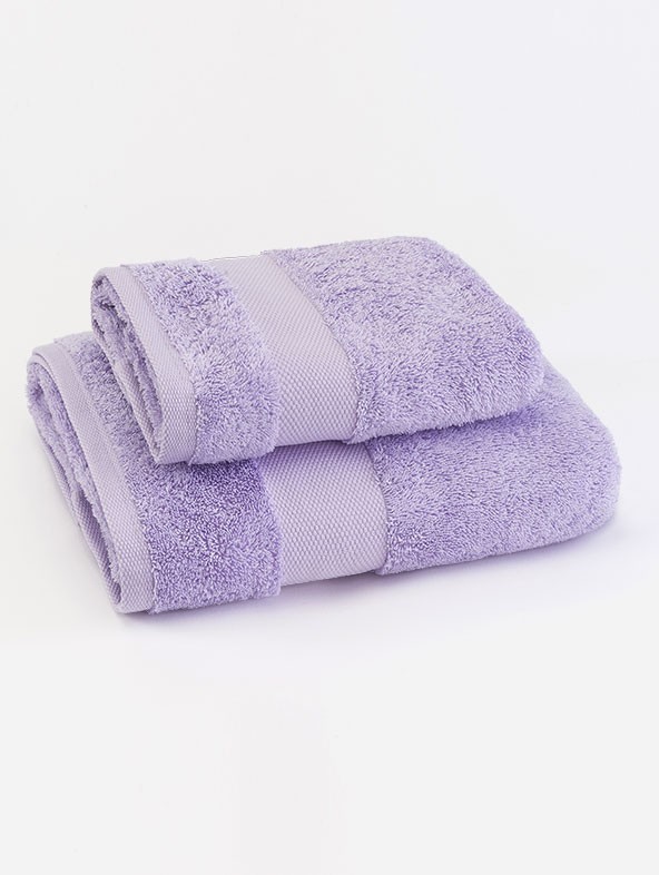 Coppia asciugamani spugna - Lavanda