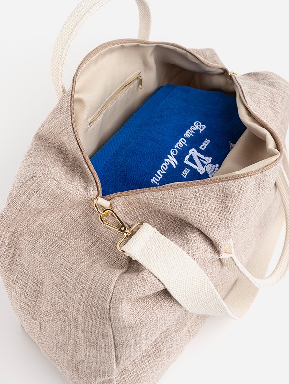 Shoulder With Strap - Customized Jute Travel Bag